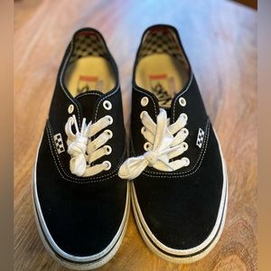 Vans Black and White Men's Shoes